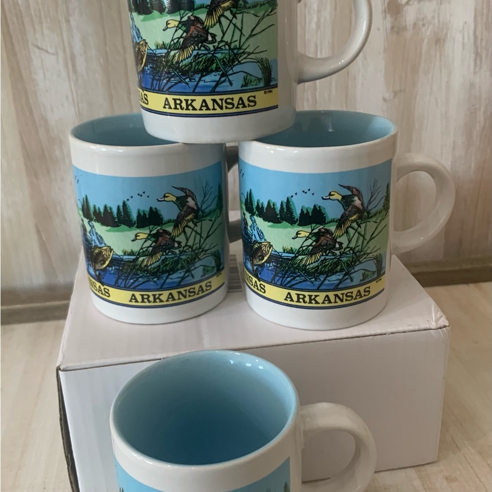 Arkansas Scenic Mini Mugs - Set of 4